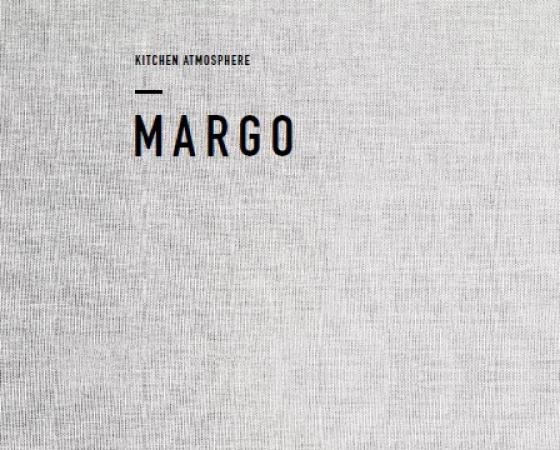 Обложка каталога кухни Margo от Euromobil в минималистичном стиле.