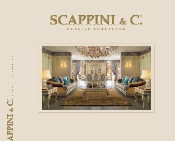 Классическая мебель Scappini & C., 35-летний юбилей, элегантный интерьер гостиной.