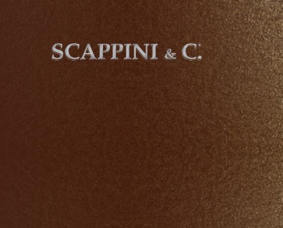 Обложка каталога Scappini & C: с надписью 