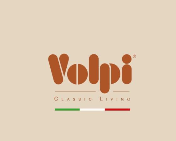 Логотип Volpi Classic Living с итальянским флагом и текстом Night & Day.