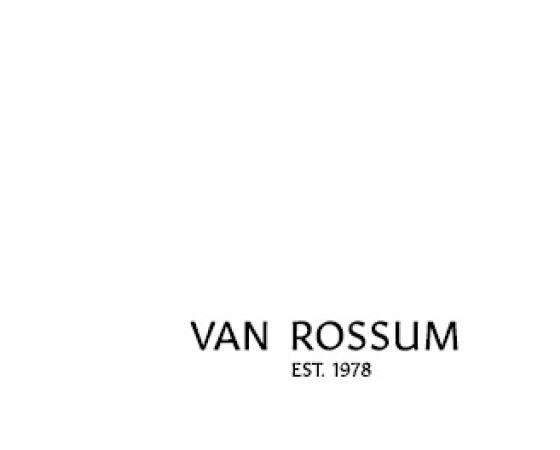 Логотип Van Rossum, основан в 1978 году, минималистичный дизайн.