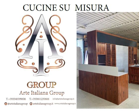 Индивидуальные кухни от Arte Italiana Group с элегантным дизайном и качественными материалами.
