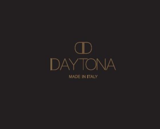 Логотип Daytona с надписью 'Сделано в Италии' на черном фоне.