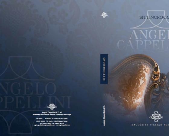 Каталог эксклюзивной итальянской мебели Angelo Cappellini для гостиных.