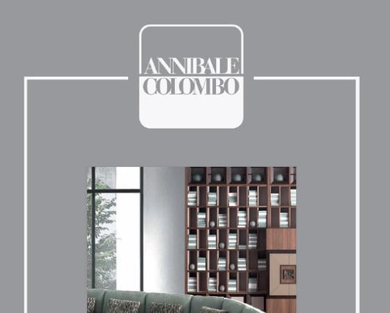 Современный диван Annibale Colombo с элегантным дизайном и стильными подушками.
