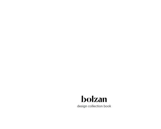 Обложка книги с дизайном от Bolzan, минималистичный стиль.