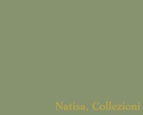 Обложка каталога Natisa, Коллекции №02 на зелёном фоне.