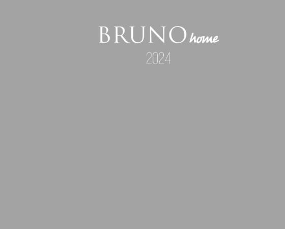 Серый фон с текстом 'BRUNO home 2024' в центре изображения.