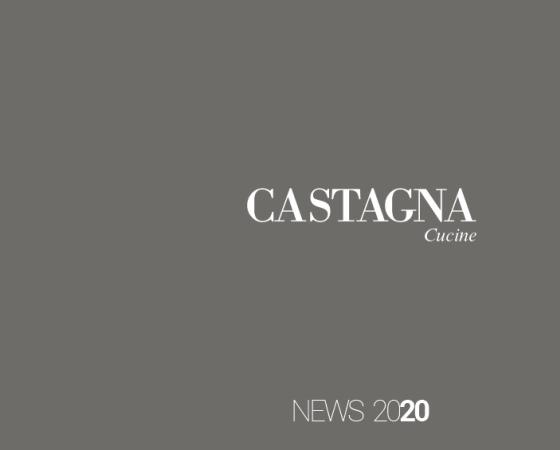 Логотип Castagna Cucine на сером фоне, новость 2020 года.