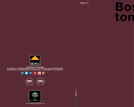 Обложка каталога Boston 15 от Home, контактная информация и социальные сети.